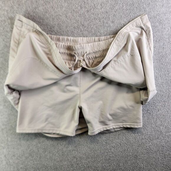 Athleta Expedition Skort Womens 8 Gray Mini Skirt Zip Front Hiking Tennis Golf - Picture 4 of 16